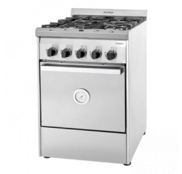 COCINA PROFESIONAL - MULTI GAS - 55 CM. Puerta acero